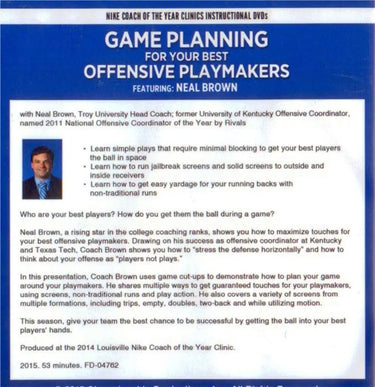 (Rental)-Game Planning For Your Best Offensive Playmakers Neal Brown